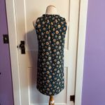 Loft  Petites Floral Print Sleeveless Shift Dress Ruffle Neckline Petite  XSP‎ Photo 3