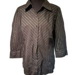 Apostrophe  Vintage Striped Stretch Shirt Photo 0