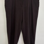 Dress Barn  Brown Capri Pants Size 16W Photo 0
