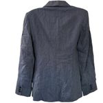 Max Mara Vintage 90s  Virgin Wool Blazer Sz 4 Gray Tweed Made in Italy Photo 2