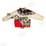 Sunterra Petite‎ Geometric Abstract Windbreaker, Women's Medium Jacket, Vintage White Size undefined Photo 3