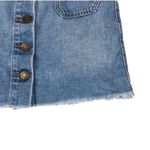 Urban Outfitters  Denim Raw Hem Button Down Skirt Photo 2