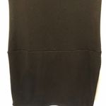 Bella D Black Sweater Dress with Attached Black Belt at Hips Stretch Sz L Size L Photo 9