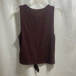 GapFit Breathe Knot-Front Tank Top Size women's XS shady brown Photo 2