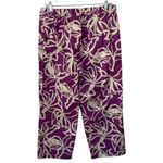 Olivia James The Label Purple Swirl Crop Top And Pant Set Size XS/S Photo 4