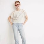 Madewell  x The New Denim Project Patchwork Stripe Short Sleeve Top S46 Photo 2