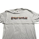 Next Level Apparel Spooktacular Halloween Women’s White Graphic T-shirt Photo 1