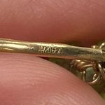 Gold Peridot Leverback Drop Earrings Gemstone Cluster Handmade Dainty Jewelry Green Photo 6