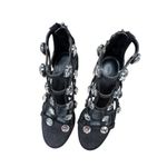 Karl Lagerfeld Paris Womens blue Rhinestone 4 inch Heels Size 7M SKU 7606 Photo 11