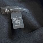 INC International Concepts High Rise Stretch Mini Solid Black Pencil Skirt Sz 4 Photo 3