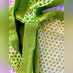 Urban Outfitters rave festival Off Road Mesh Overlay Cropped Tank Top green XS Photo 7