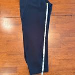 Vince  Satin‎ Trim Joggers Pull On Pants Navy Blue Size Large Relaxed Fit Photo 12