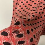 Free People  Molly Babydoll Swing Dress Zipper Back Polka Dot Red Black Women’s M Photo 4