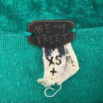 We The Free Milan Top Teal Crushed Velvet Sweatshirt Sweater Long Sleeves Photo 9