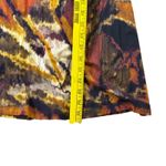 Karen Kane Karen Kane Long Sleeve Dress Large Orange Brown Abstract Print Stretch Casual Photo 7
