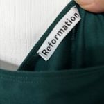 Reformation NWOT  Yara One Shoulder Mini
Dress in Emerald Green Size L Photo 3