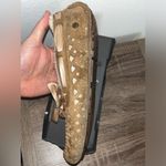 UGG  Dakota Sunshine Perf Ribbon Satin Laces Bow Leather Chestnut Slippers Sz 9 Photo 9