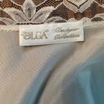 Vintage Olga Collection Long Nylon Lace Ivory Robe Style 94076 Small Photo 4