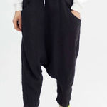Via delle Rose Linen Harem Pants Lagenlook Drop Photo 0