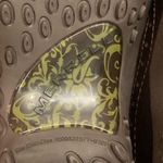 Merrells Mary Jane slip on.  8.5 dark taupe tan  suede upper w/ leather accents Photo 8