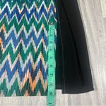 BCBGMAXAZRIA  Black Elegant Multicolor Chevron Dress; Small Women’s Photo 3