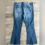 KanCan x Maurices Womens Flare Jeans Plus Size 16 Medium Wash Stretch Raw Hem Blue Photo 3