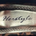 Herstyle Jaslene Leopard Platform Mary‎ Jane Stiletto Shoes Brown Size 7 Photo 7