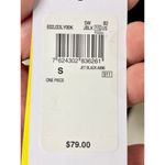 Guess NWT  Sleeveless Scoop Neck One Piece Swimwear Jet Black Women's Size S Photo 4