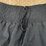 SheIn Black Maxi Skirt Elastic Waist Adjustable Lightweight Boho Minimalist Basic Photo 3