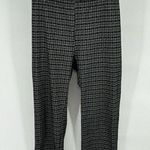 Modcloth  Women's Size 1X Black Plaid‎ Cropped Trouser Pants High Rise Academia Photo 0