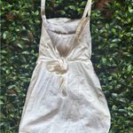 FAVLUX  Cream Button-Down Mini Dress Photo 1