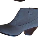 Frye  Reina Leather Bootie Boots Pointed Stacked Heel 8.5M New Photo 2