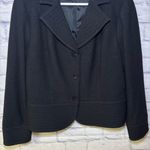 Pendleton VTG  Pea Coat Black 100% Wool Women's Size XL Classic Business Attire Photo 5