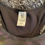 NWT Zumba Reflective High Neck Scoop Bra Black Black Size XS Photo 7