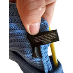 AQUA  Blue 100% Cotton Ribbed knit Hooded Sweatshirt Size Medium Photo 3