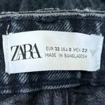ZARA Women's Black Wash High Waisted Skinny Slim Ankle Denim Jeans Pants Size 0 Photo 3