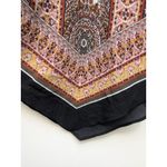 A Byer A. Byer Women's Sleeveless Boho Top Ethnic Print Brown Black Size M Photo 3