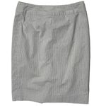 Calvin Klein Pencil Skirt Blue White Micro Stripe Photo 4