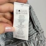 Michael Kors Gray Fringe Hem Turtleneck Sweater Photo 4