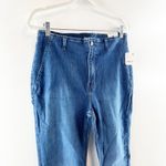 Free People High Rise Level Up Slit Bootcut Jeans Night Sky Blue 31 / 12 Photo 8