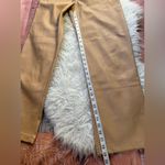 Hollister  High Rise Faux Leather Pants Straight Leg Dad Beige Camel Photo 6