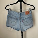 Levi's  Floral Cutout Denim Shorts Size 29 Photo 2