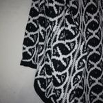 Cato  22/24 Black White String Knit Dress Plus Photo 2