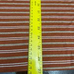 Pendleton  Orange and White Striped casual Top Photo 6