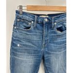 Madewell  The High-Rise Slim Distressed Blue Denim Boy‎ Jeans Women's Size 24 Photo 3