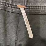 Free People High Rise Side Lace Up Tie Black Vegan Leather Pleather Shorts Sz 4 Photo 9