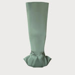 Rihoas Green Satin V Neck A Photo 5