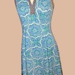 Roz & Ali Sleeveless Mini Dress Women's Casual Zipper Knee Size 4 Photo 1