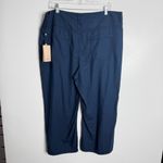 NYDJ Brigitte High Rise Wide Leg Capri Serendipit Blue Wash NWT Size 16 Casual Photo 2