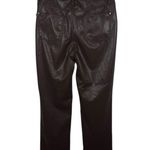 Judy Blue NWOT Women’s Faux Leather High Rise Straight Jeans Espresso Size 30 Photo 11